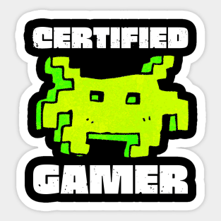 Certified Gamer Sticker